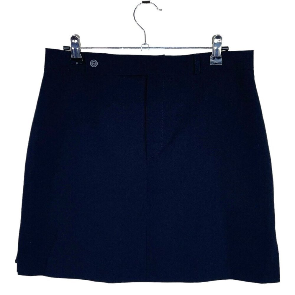 Laundry Industry Size 3 Knit Pencil Mini Skirt Black Wool Stretch Lined Career